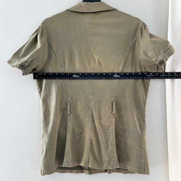 siren lily cotton green jacket size 1x - Picture 4 of 4